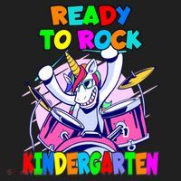 Ready To Rock Kindergarten Drumming Unicorn Preschool Meaningful Gift Beanie thumb 2