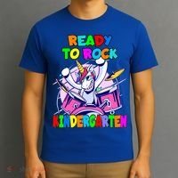 Ready To Rock Kindergarten Drumming Unicorn Preschool Meaningful Gift T-Shirt thumb 3