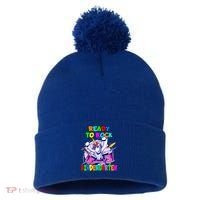Ready To Rock Kindergarten Drumming Unicorn Preschool Meaningful Gift Pom Pom 12in Knit Beanie thumb 0