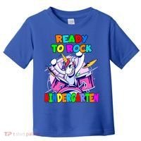 Ready To Rock Kindergarten Drumming Unicorn Preschool Meaningful Gift Toddler T-Shirt thumb 0