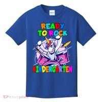 Ready To Rock Kindergarten Drumming Unicorn Preschool Meaningful Gift Kids T-Shirt thumb 0