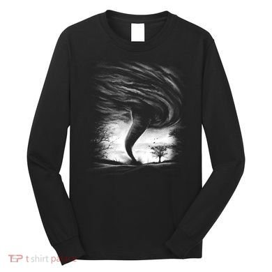 Realistic Tornado Long Sleeve Shirt