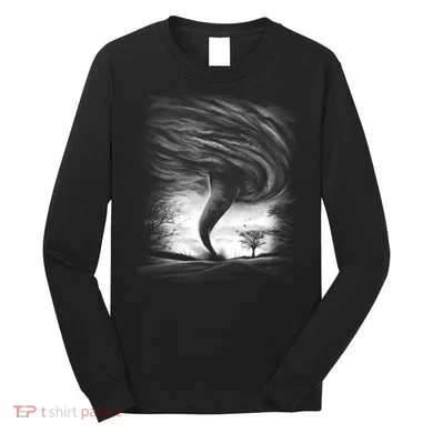 Realistic Tornado Long Sleeve Shirt
