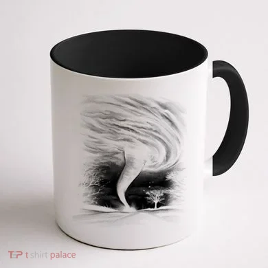 Realistic Tornado Coffee Mug back