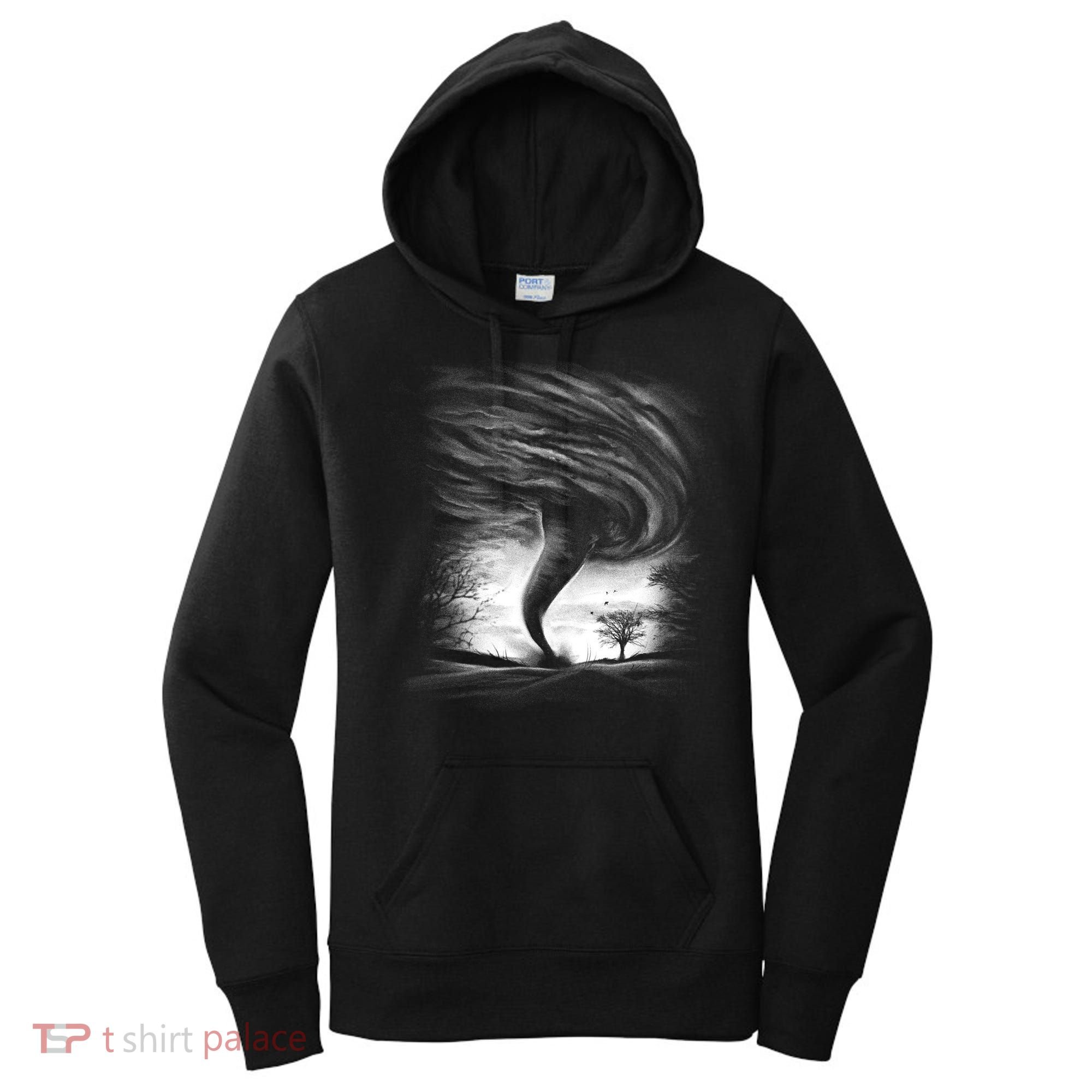 Realistic Tornado Women's Hoodie