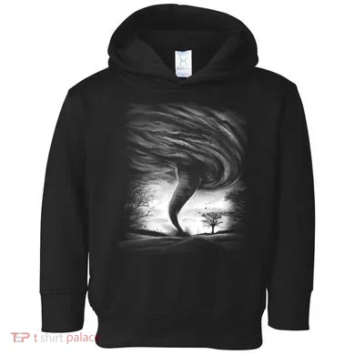 Realistic Tornado Toddler Hoodie