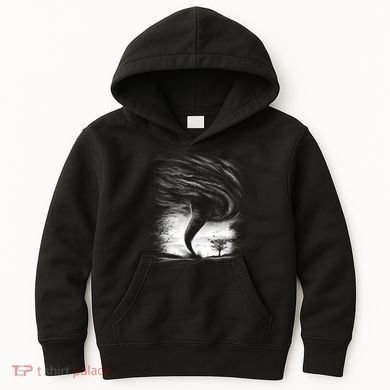 Realistic Tornado Kids Hoodie