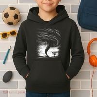 Realistic Tornado Kids Hoodie thumb 2