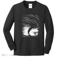 Realistic Tornado Kids Long Sleeve Shirt thumb 0