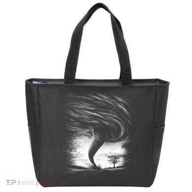 Realistic Tornado Tote Bag