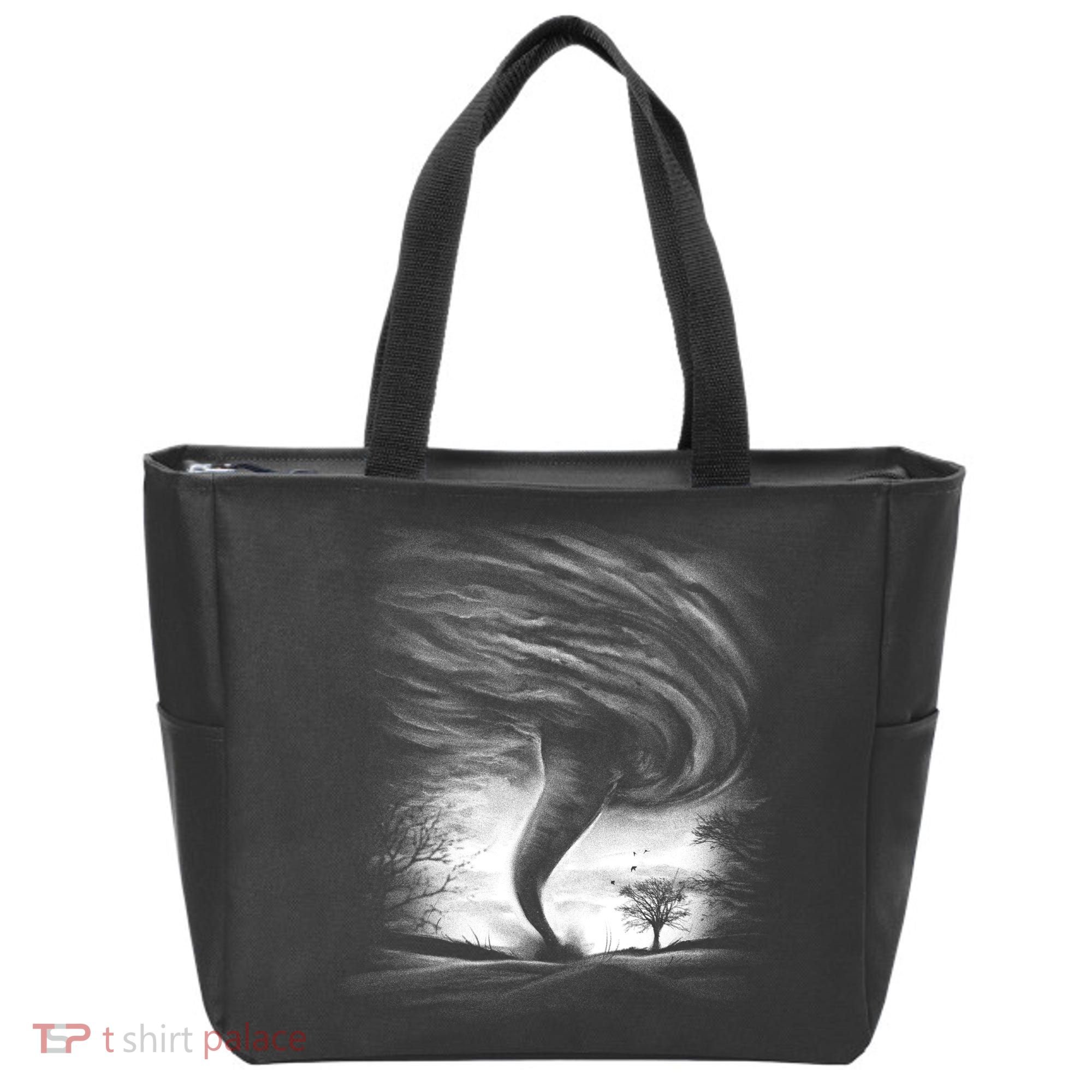Realistic Tornado Tote Bag