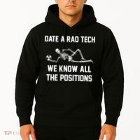 Radiology Technician Rad Tech X Ray Funny Date A Rad Tech Hoodie thumb 2