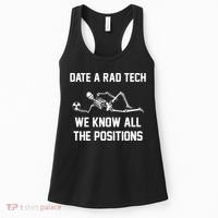 Radiology Technician Rad Tech X Ray Funny Date A Rad Tech Women's Tank Top thumb 0