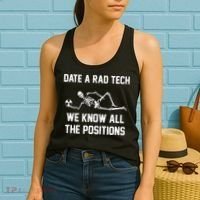 Radiology Technician Rad Tech X Ray Funny Date A Rad Tech Women's Tank Top thumb 2