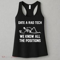 Radiology Technician Rad Tech X Ray Funny Date A Rad Tech Women's Tank Top thumb 3