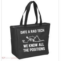 Radiology Technician Rad Tech X Ray Funny Date A Rad Tech Tote Bag thumb 2