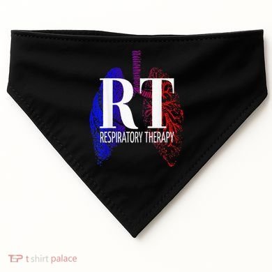 Respiratory Therapy Rrt Respiratory Care USA-Made Doggie Bandana