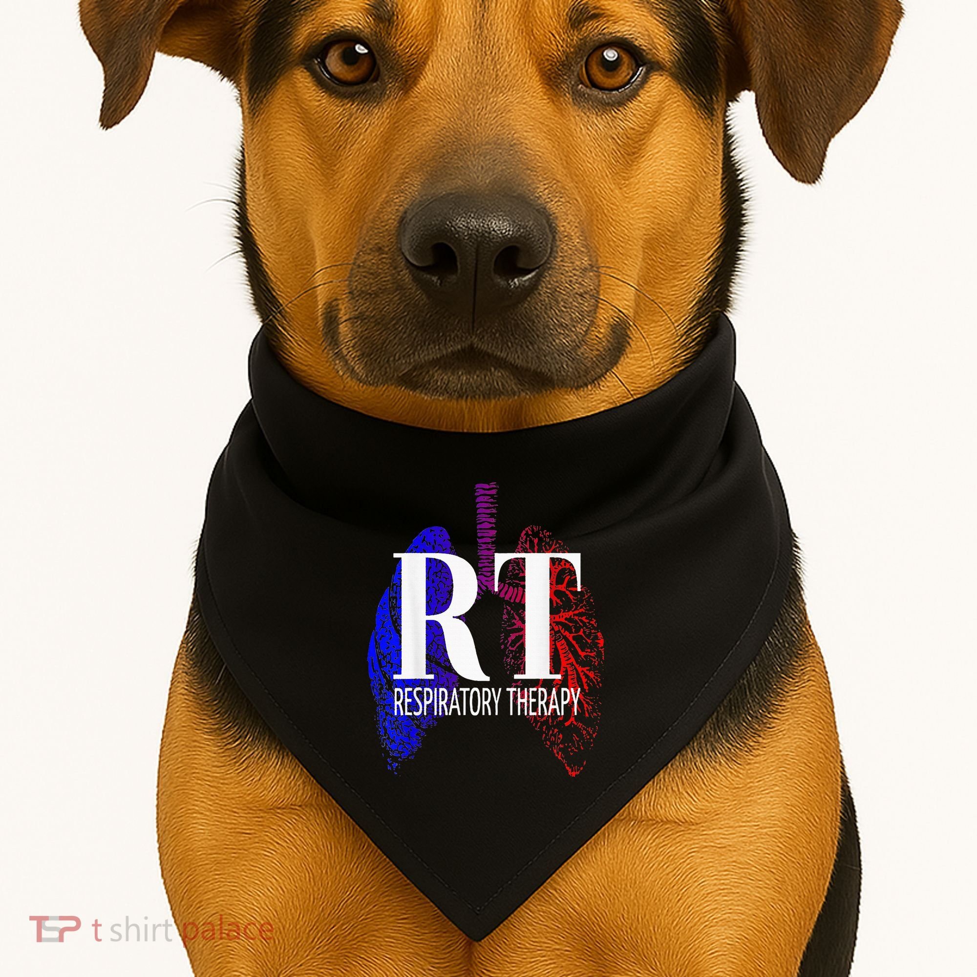 Respiratory Therapy Rrt Respiratory Care USA-Made Doggie Bandana