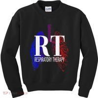 Respiratory Therapy Rrt Respiratory Care Kids Sweatshirt thumb 0