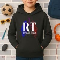 Respiratory Therapy Rrt Respiratory Care Kids Hoodie thumb 2