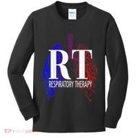 Respiratory Therapy Rrt Respiratory Care Kids Long Sleeve Shirt thumb 0