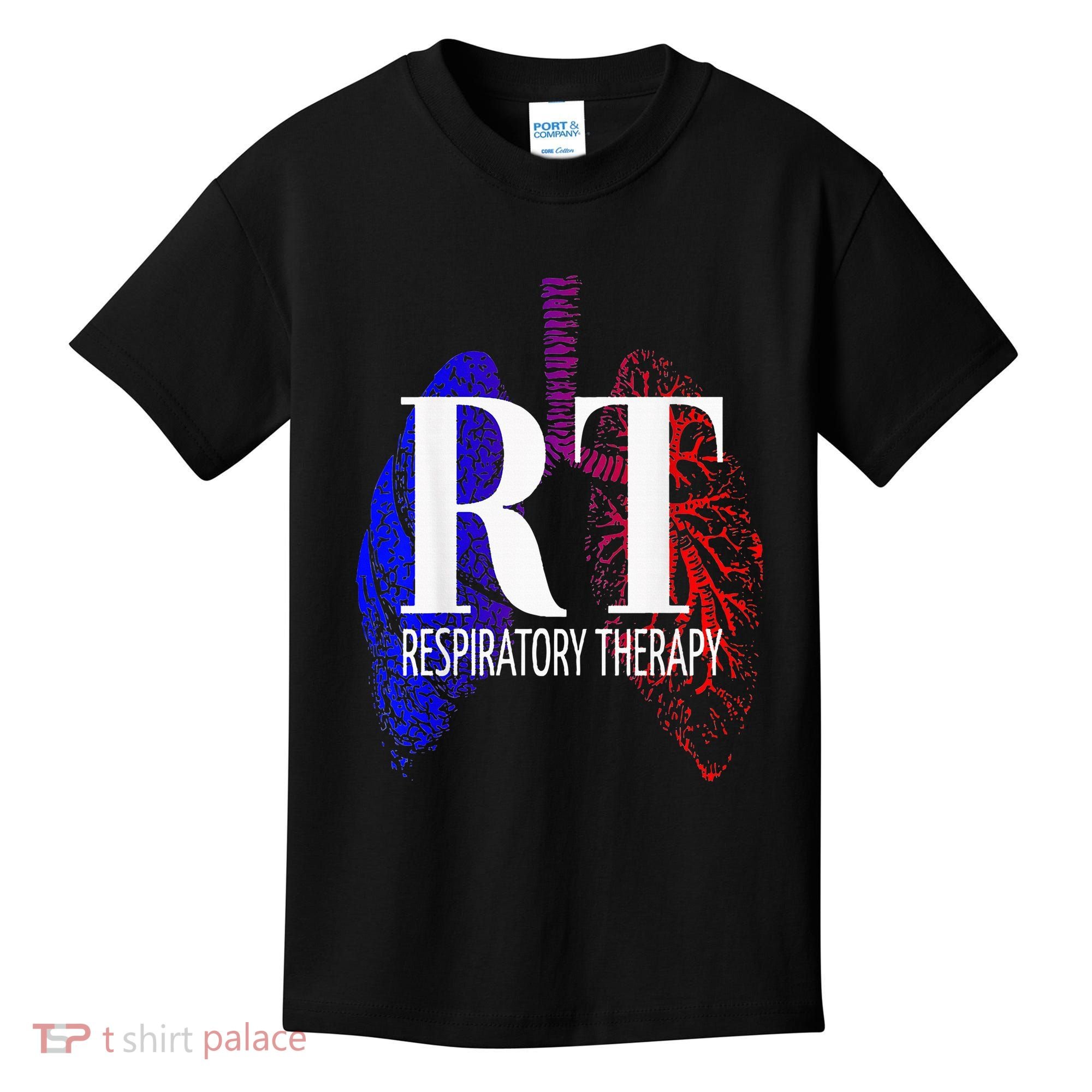 Respiratory Therapy Rrt Respiratory Care Kids T-Shirt