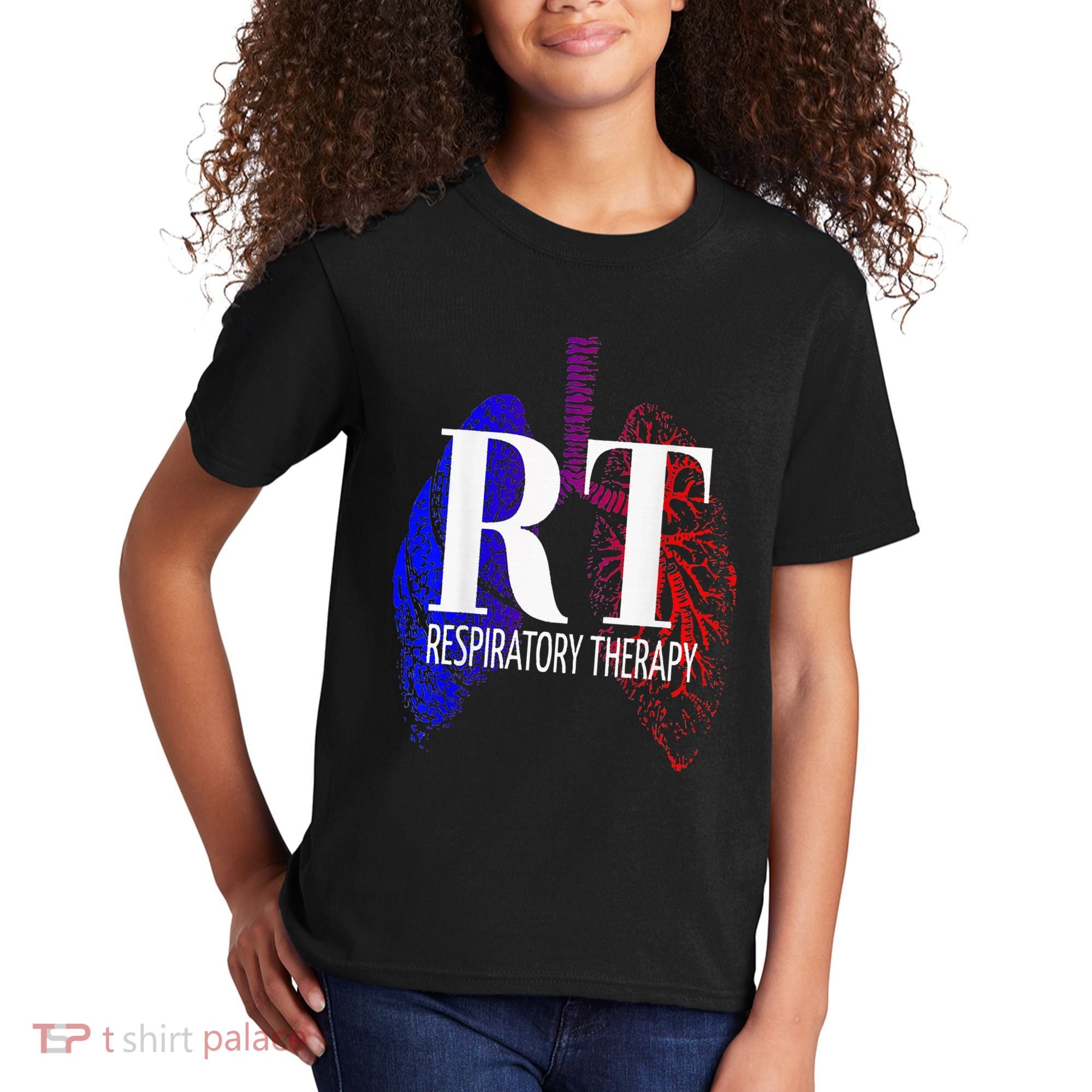 Respiratory Therapy Rrt Respiratory Care Kids T-Shirt