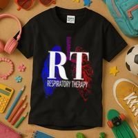 Respiratory Therapy Rrt Respiratory Care Kids T-Shirt thumb 3