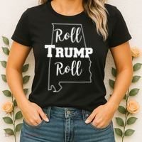 Roll Trump Roll Republican Party Alabama Women's T-Shirt thumb 2