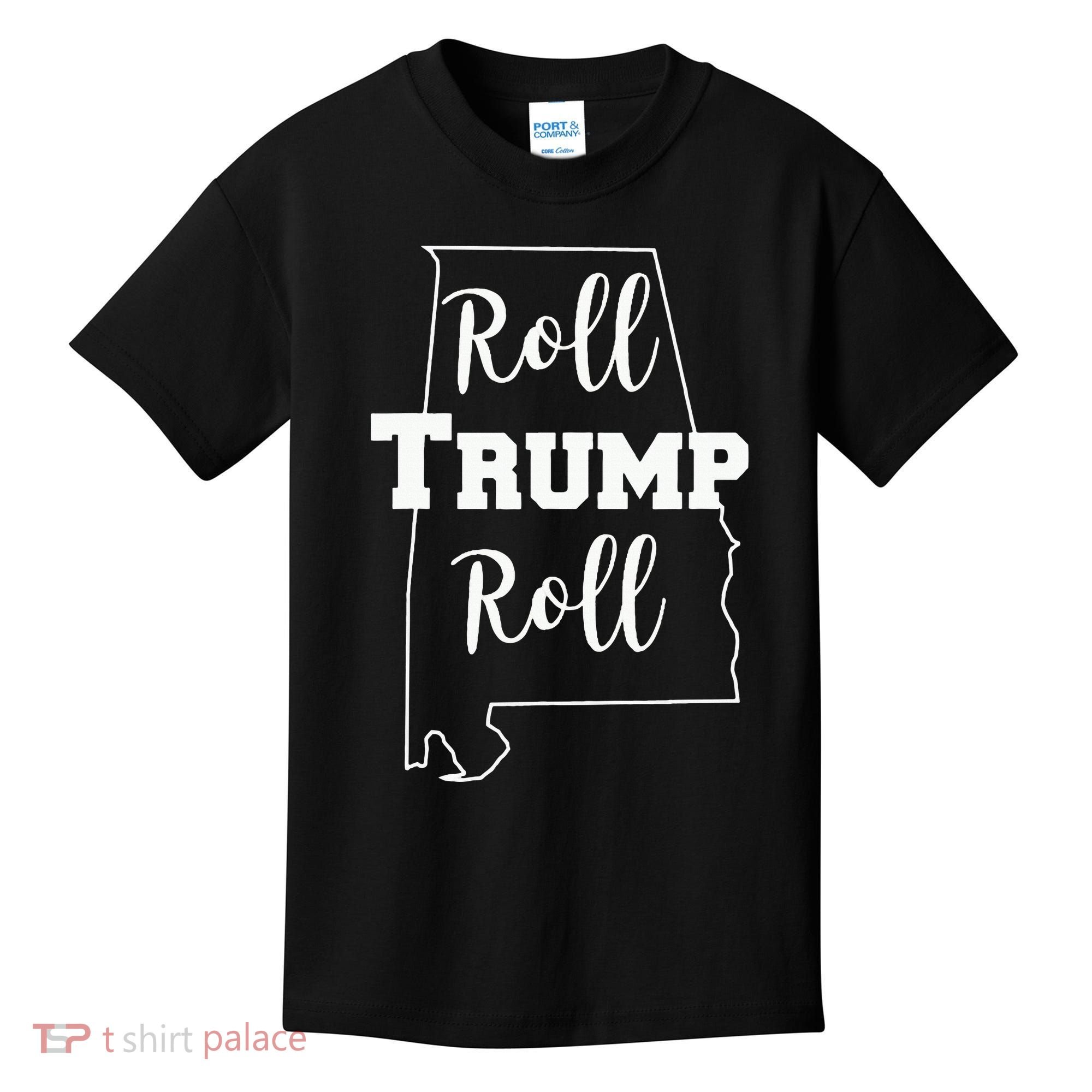 Roll Trump Roll Republican Party Alabama Kids T-Shirt