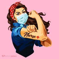 Rosie The Riveter Woman Nurse Coaster thumb 2