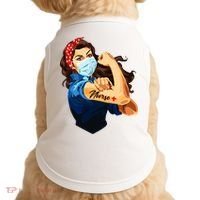 Rosie The Riveter Woman Nurse Doggie Tank thumb 0