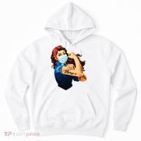 Rosie The Riveter Woman Nurse Hoodie thumb 0