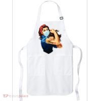 Rosie The Riveter Woman Nurse Apron thumb 0