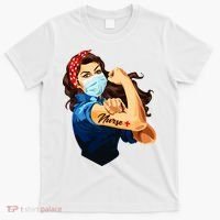 Rosie The Riveter Woman Nurse T-Shirt thumb 0