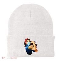 Rosie The Riveter Woman Nurse Beanie thumb 0