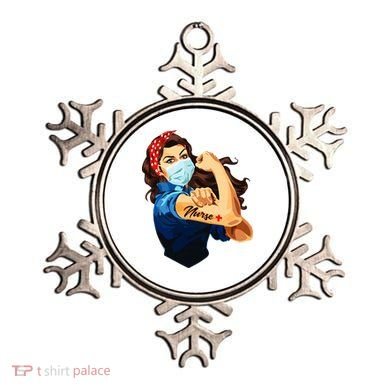 Rosie The Riveter Woman Nurse Ornament