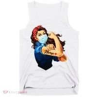 Rosie The Riveter Woman Nurse Tank Top thumb 0