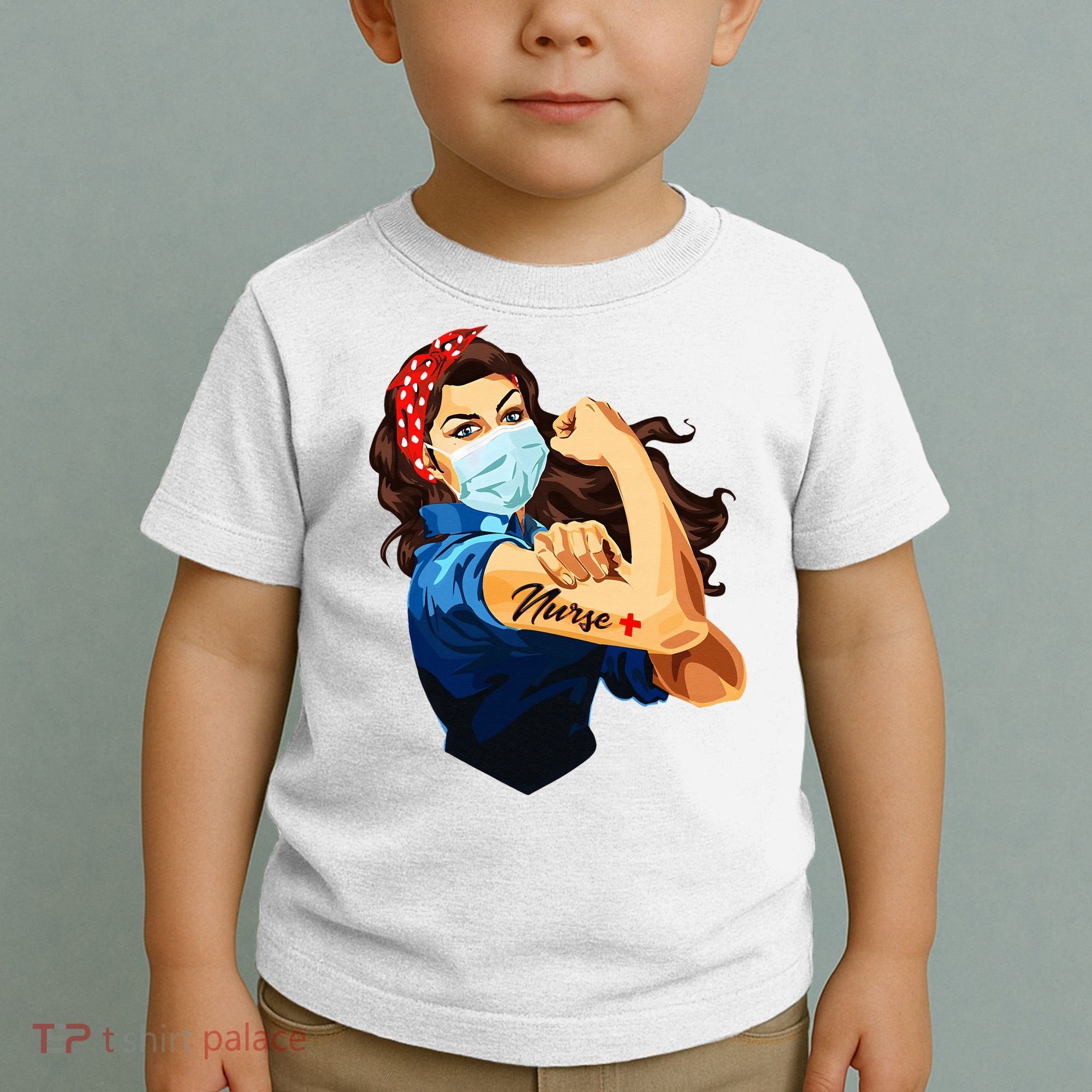 Rosie The Riveter Woman Nurse Toddler T-Shirt