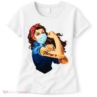 Rosie The Riveter Woman Nurse Women's T-Shirt thumb 0