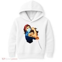 Rosie The Riveter Woman Nurse Kids Hoodie thumb 0