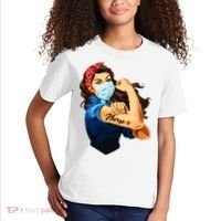 Rosie The Riveter Woman Nurse Kids T-Shirt thumb 2
