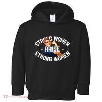 Rosie The Riveter Strong Women Raise Strong Women Toddler Hoodie thumb 0