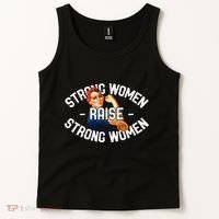 Rosie The Riveter Strong Women Raise Strong Women Tank Top thumb 2