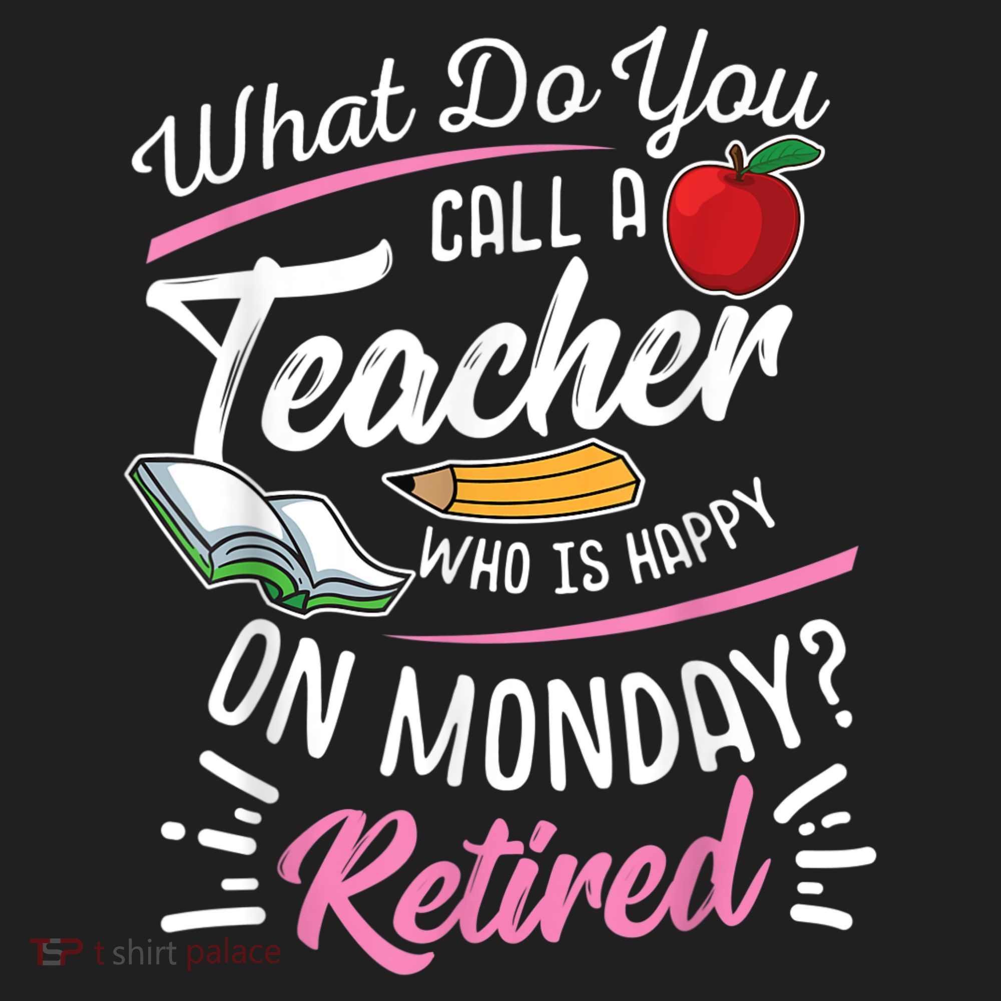 Retirement Teacher Retired Teacher Happy On Monday Beanie