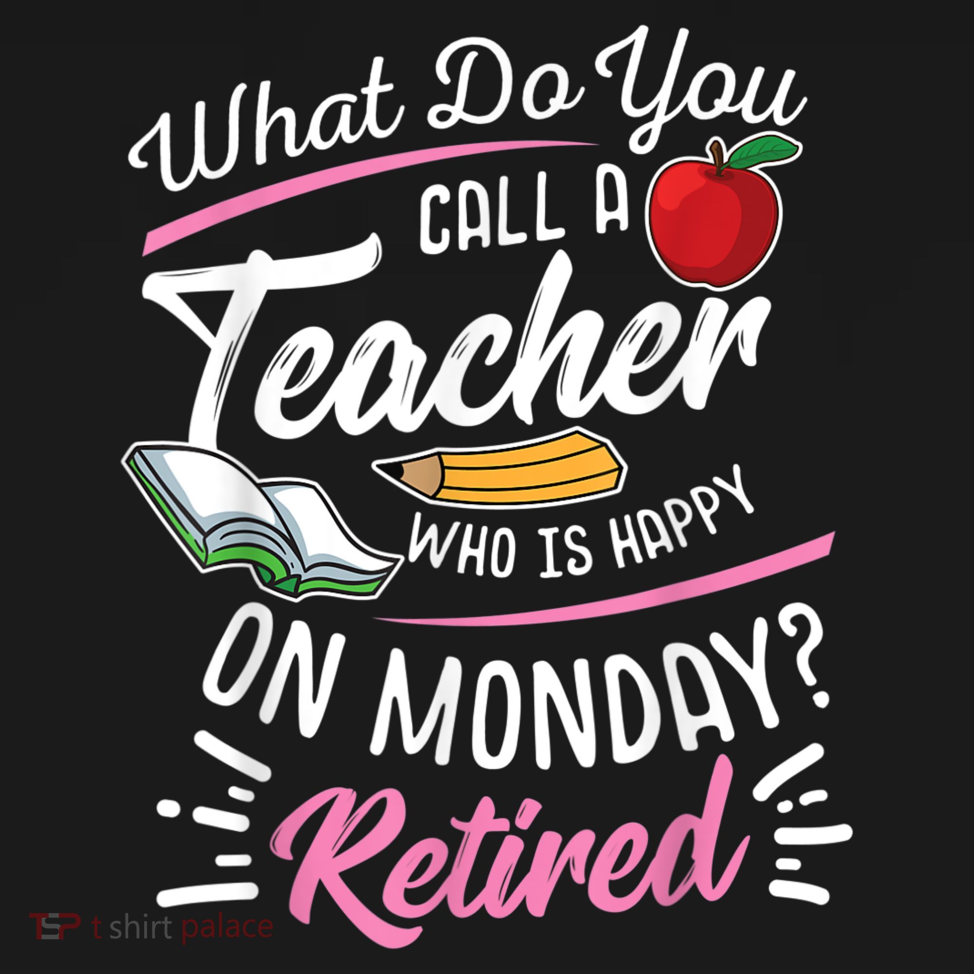 Retirement Teacher Retired Teacher Happy On Monday Mousepad