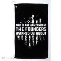Resist Tyranny Golf Towel thumb 0