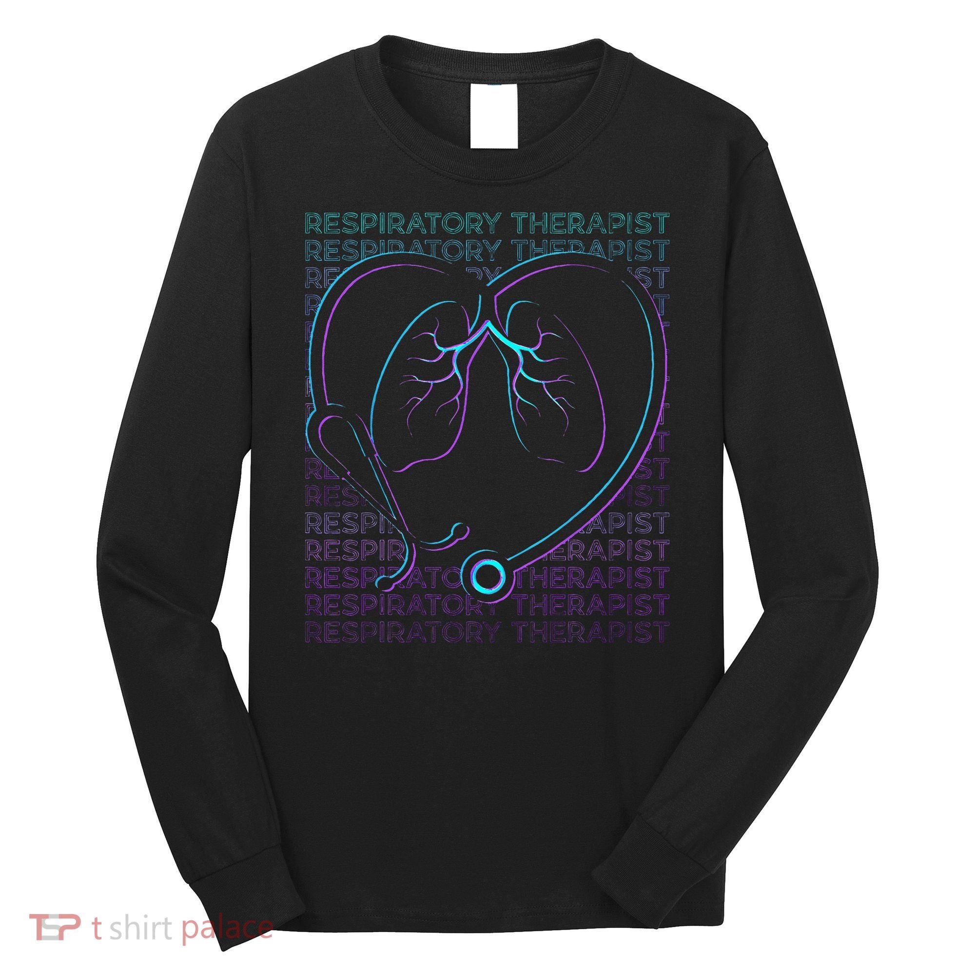 Respiratory Therapist Respiratory Therapy Retro Long Sleeve Shirt