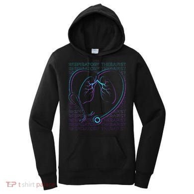 Respiratory Therapist Respiratory Therapy Retro Women's Hoodie