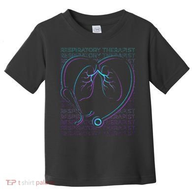 Respiratory Therapist Respiratory Therapy Retro Toddler T-Shirt